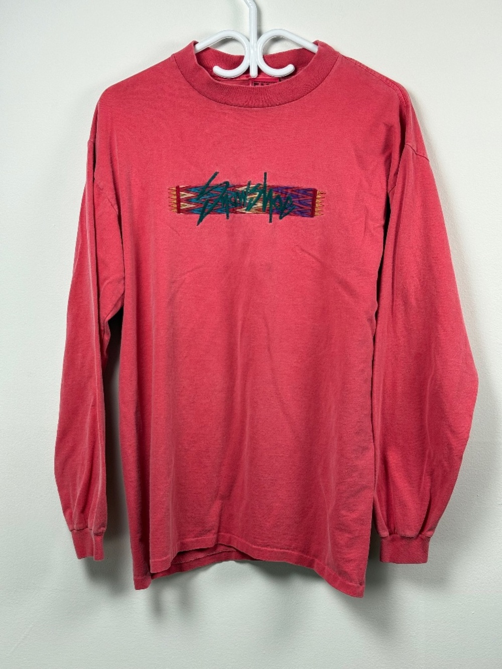 E.M.I "Snow Shoe" Vintage long sleeve tee faded made in usa size Medium